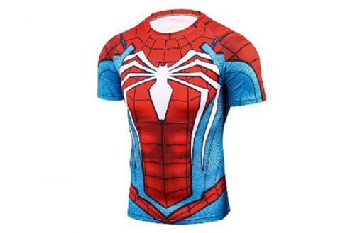 Remera Hombre Araña RojoB