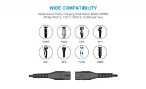 Enchufe USB A00390 adaptador de cargador para Philips Norelco 