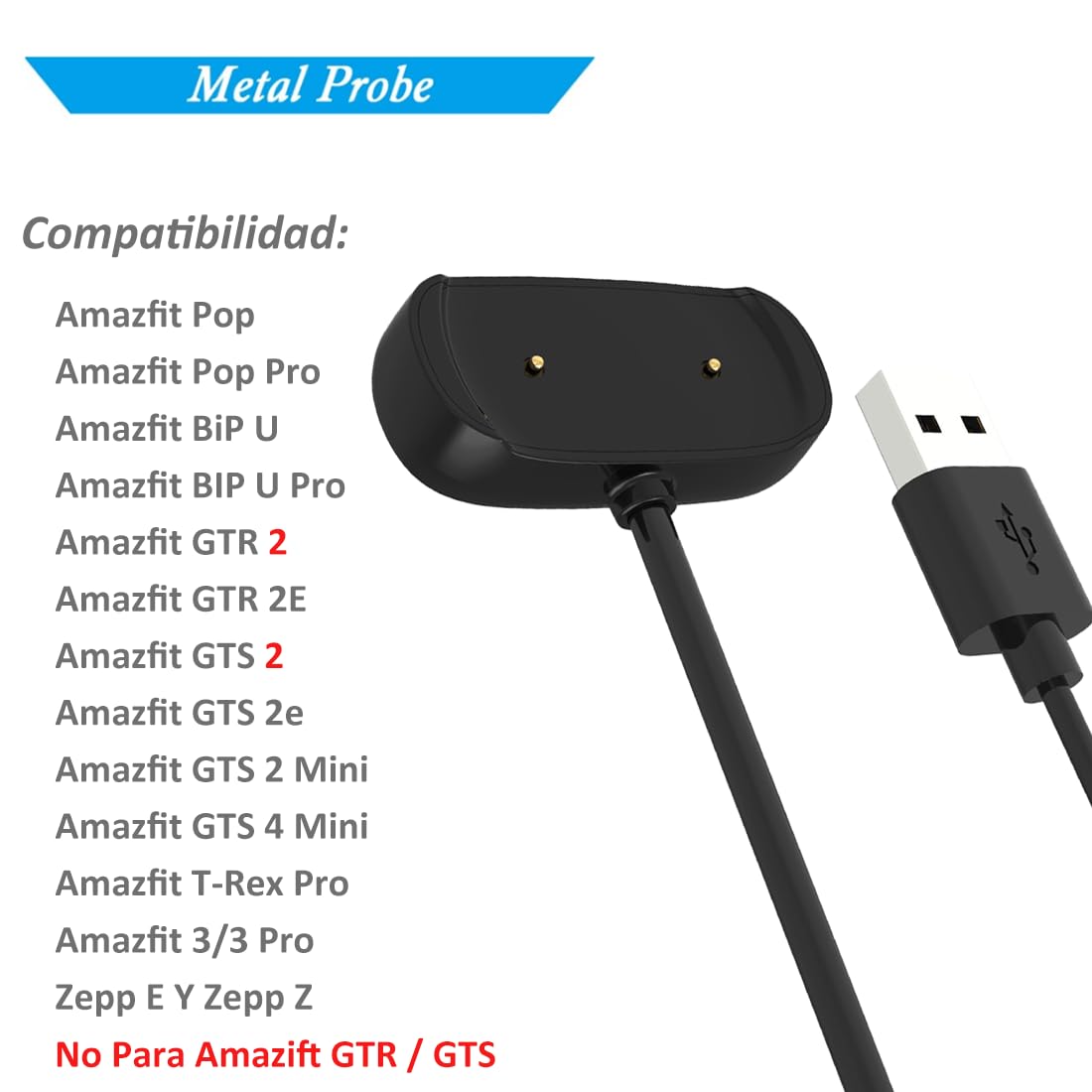 Cargador de Relojes Amazfit GTS2