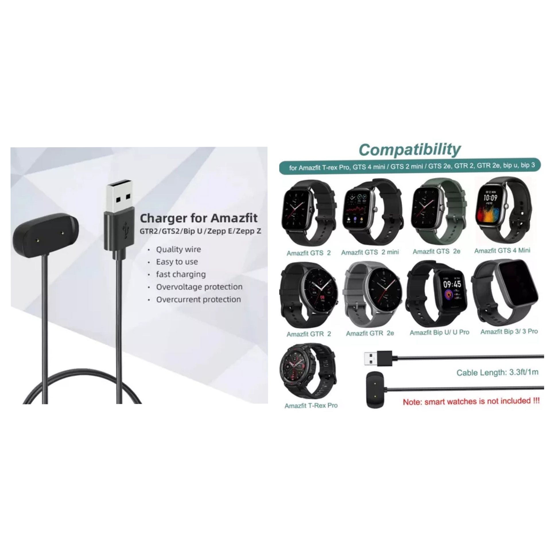 Cargadores de relojes Amazfit